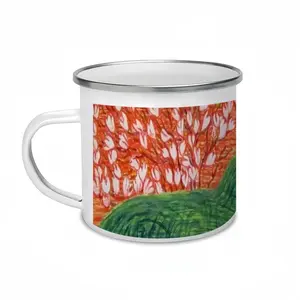 Verdant Curtain Enamel Mug