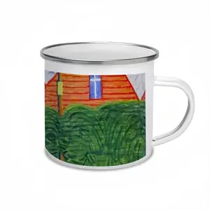 Verdant Curtain Enamel Mug