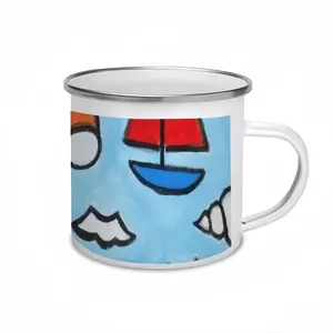 Seaside Enamel Mug