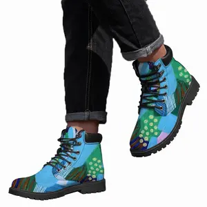 Men Flashy Emotions Mid Top Boots