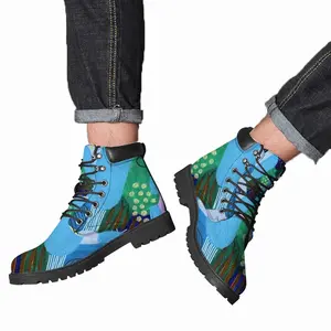 Men Flashy Emotions Mid Top Boots