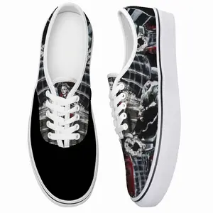 Men Madri In Black Low Top Shoes (Foam)