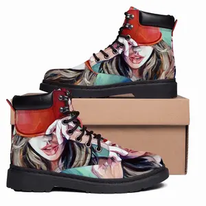 Men Little Red Riding Hood Mid Top Boots