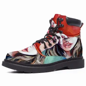 Men Little Red Riding Hood Mid Top Boots