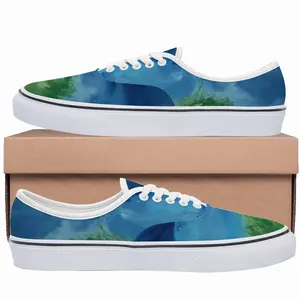 Men Waves Of Grass Left Panel Low Top Shoes (Foam)