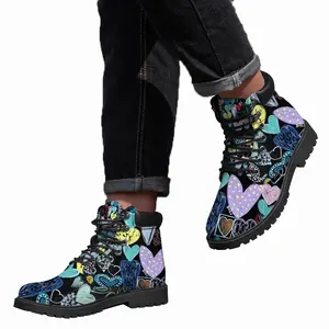 Men Saint Hearts Mid Top Boots