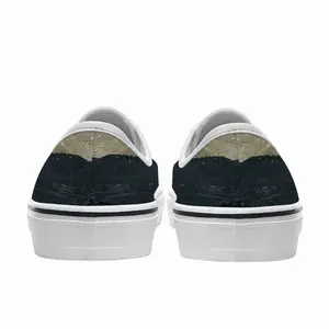 Men Black And Gold Wave Low Top Shoes (Foam)