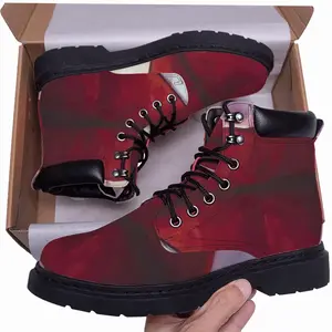 Men Chanel Lips Mid Top Boots