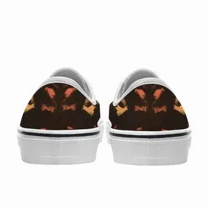 Men Orange Black Low Top Shoes (Foam)