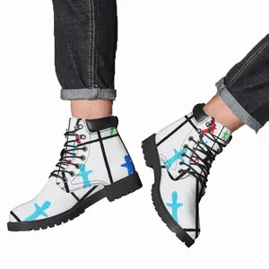 Men Starry Night Mid Top Boots