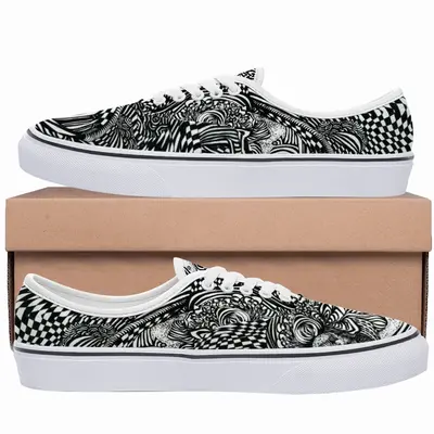 Men Liquid Skull Low Top Shoes (Foam)