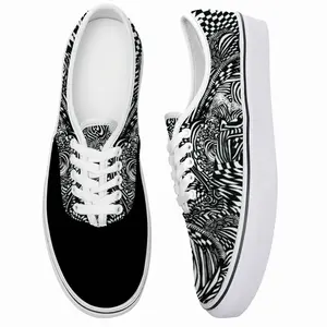 Men Liquid Skull Low Top Shoes (Foam)