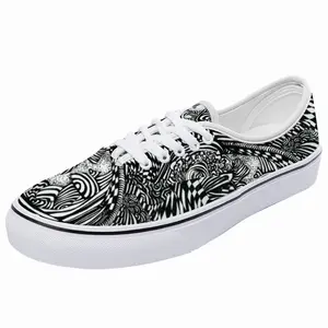 Men Liquid Skull Low Top Shoes (Foam)