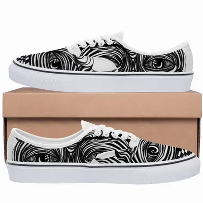 Men Owl Spirit Animal Low Top Shoes (Foam)