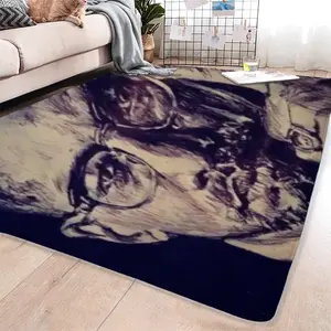 Malcolm X Portrait Flannel Mats Carpet (1.48mx2.03m)