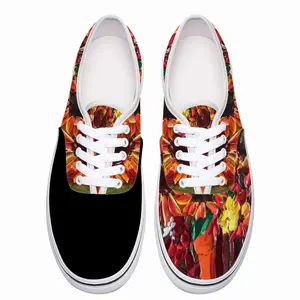 Men The Pleasure Of Flowers F Low Top Shoes (Foam)