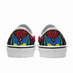 Men Irises And Peonies The Painter Garden Low Top Shoes (Foam)