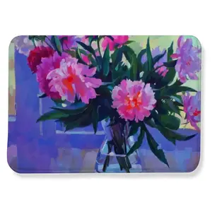 Peonies Flannel Mats Carpet (1.48mx2.03m)