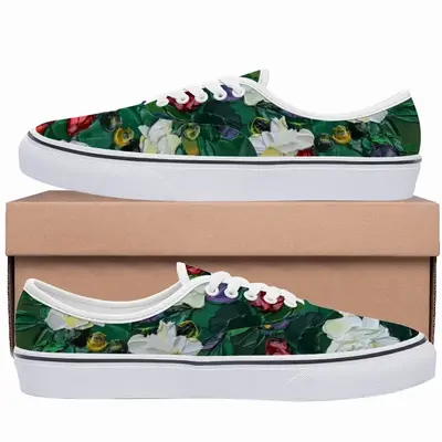 Men The Pleasure Of Flowers D Low Top Shoes (Foam)