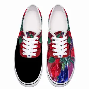 Men The Pleasure Of Flowers S Low Top Shoes (Foam)