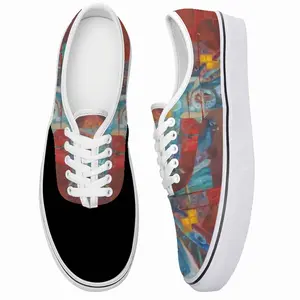 Men Postcard To The Moon Low Top Shoes (Foam)