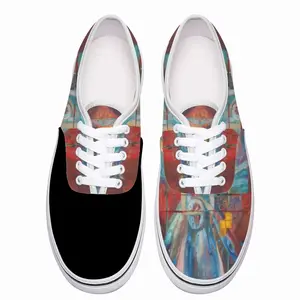 Men Postcard To The Moon Low Top Shoes (Foam)