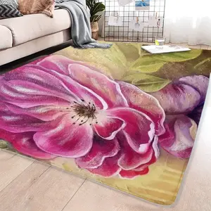 Smell Of Rose Flannel Mats Carpet (1.48mx2.03m)