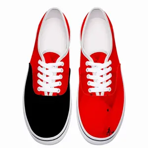 Men Deep Red (Decomposition) Low Top Shoes (Foam)