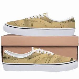 Men Half Nude Couching Low Top Shoes (Foam)