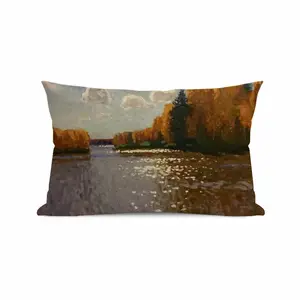 Autumn On Volga Polyester Pillow (Rectangle, Multi-Size)