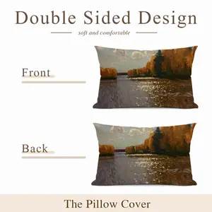 Autumn On Volga Polyester Pillow (Rectangle, Multi-Size)