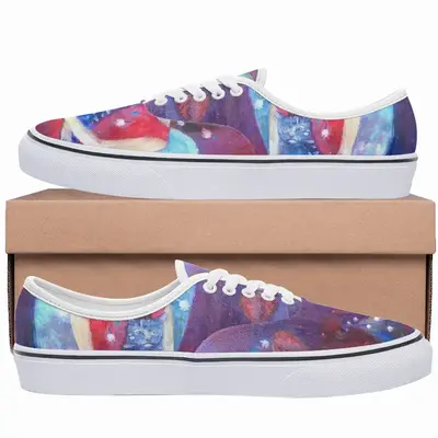 Men Angel With Cat Low Top Shoes (Foam)