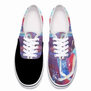 Men Angel With Cat Low Top Shoes (Foam)