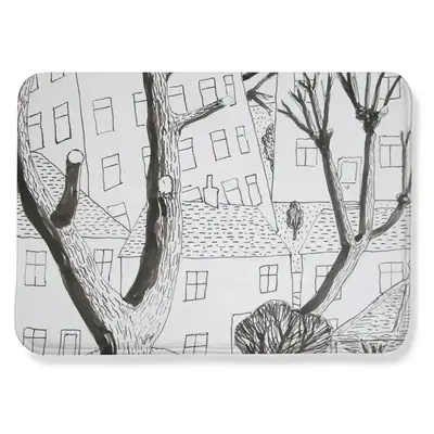 Trees Flannel Mats Carpet (1.48mx2.03m)