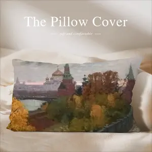 Autumn In The Kremlin Polyester Pillow (Rectangle, Multi-Size)