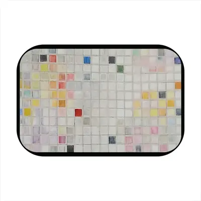 Grid 3 (Pastel) Car Center Armrest Cover