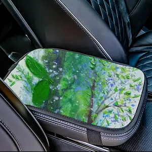 Twigs And Leaves Car Center Armrest Cover