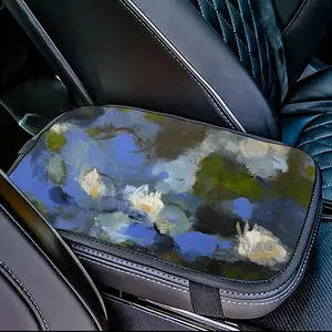 Water Lilies Car Center Armrest Cover