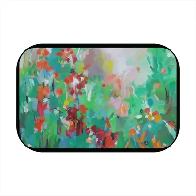 Summer Flowers Car Center Armrest Cover