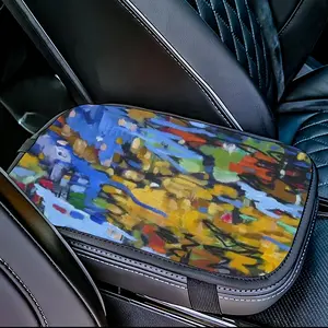 Gold Car Center Armrest Cover