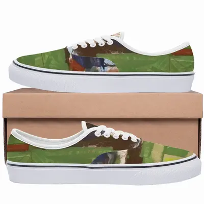 Men Under The Table (Landscape With Cows) Low Top Shoes (Foam)