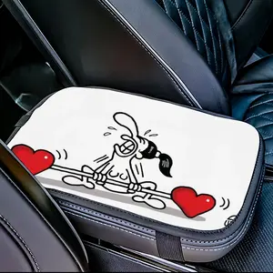 Lifting Love Car Center Armrest Cover