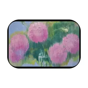 Peonies Car Center Armrest Cover