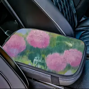 Peonies Car Center Armrest Cover