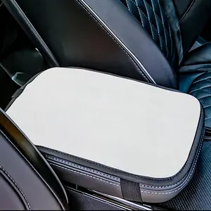 White Car Center Armrest Cover