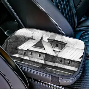 Church In The Carpathians Car Center Armrest Cover