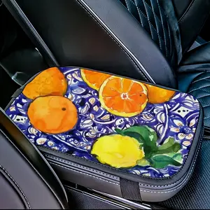 Oranges Car Center Armrest Cover