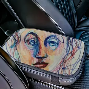 Please Wait For Me Car Center Armrest Cover