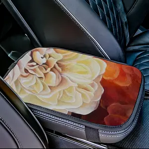 Roses Car Center Armrest Cover