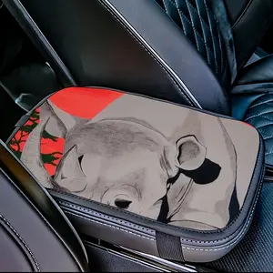 Rhinoceros Animals Wild Africa Tanzania Namibia Car Center Armrest Cover